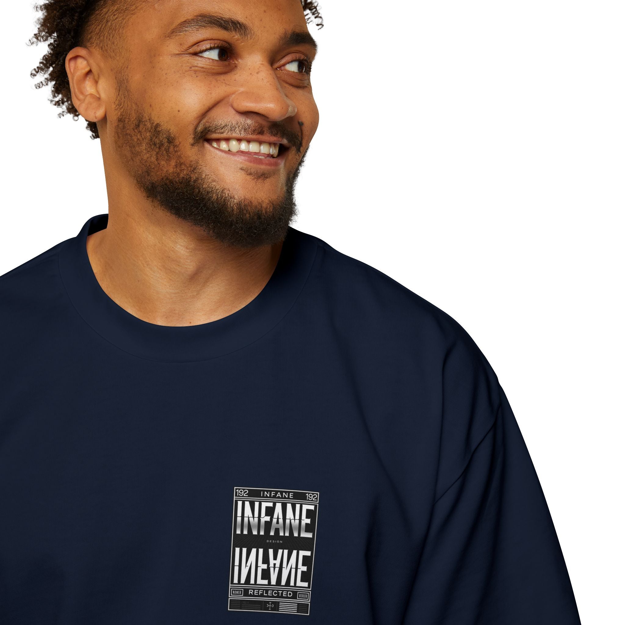 Men's Oversized Graphic Tee | Infane Reflected