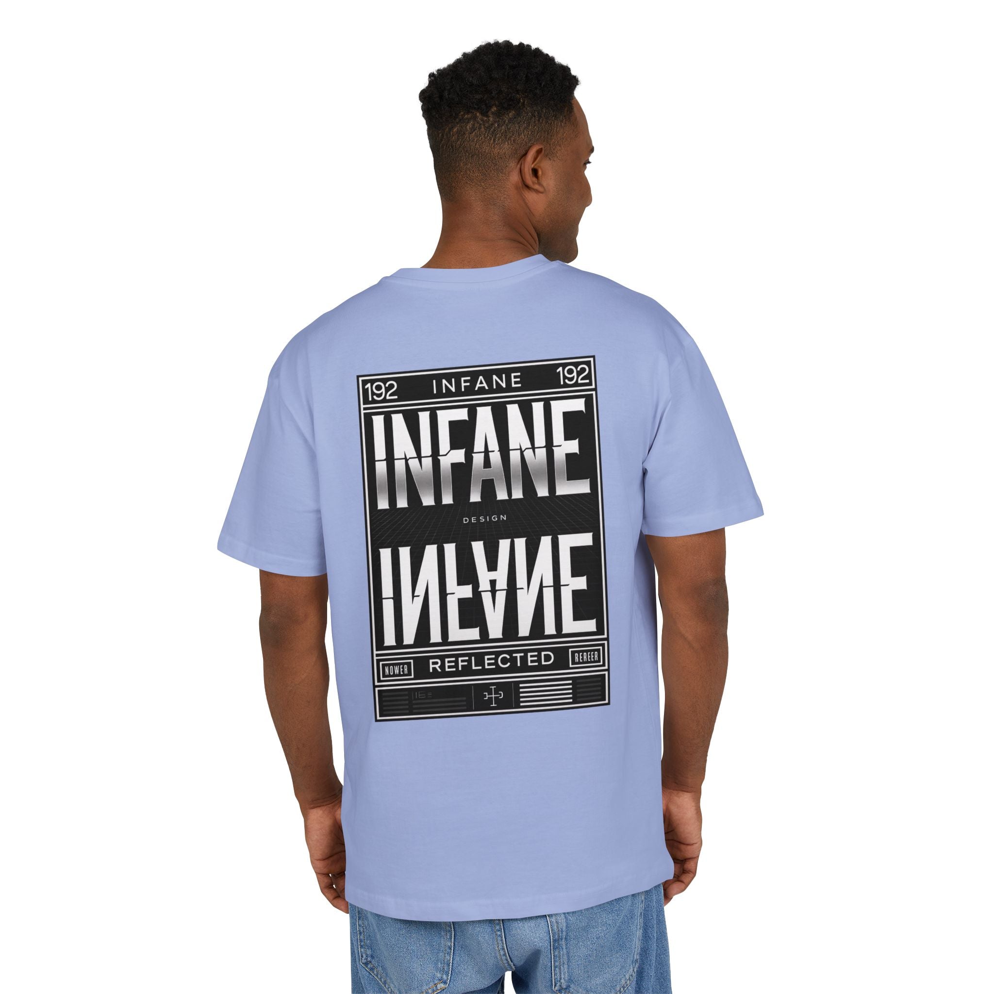 Oversized Reflect Unisex Graphic Tee | Infane EU