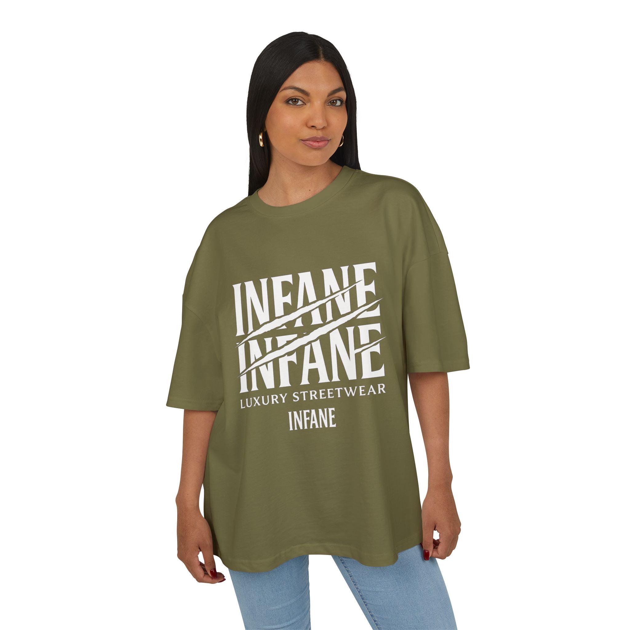 Unisex Heavy Cotton Box Tee EU - Infane Luxury Streetwear
