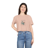Floral Vibes Women's Crop Tee Infane