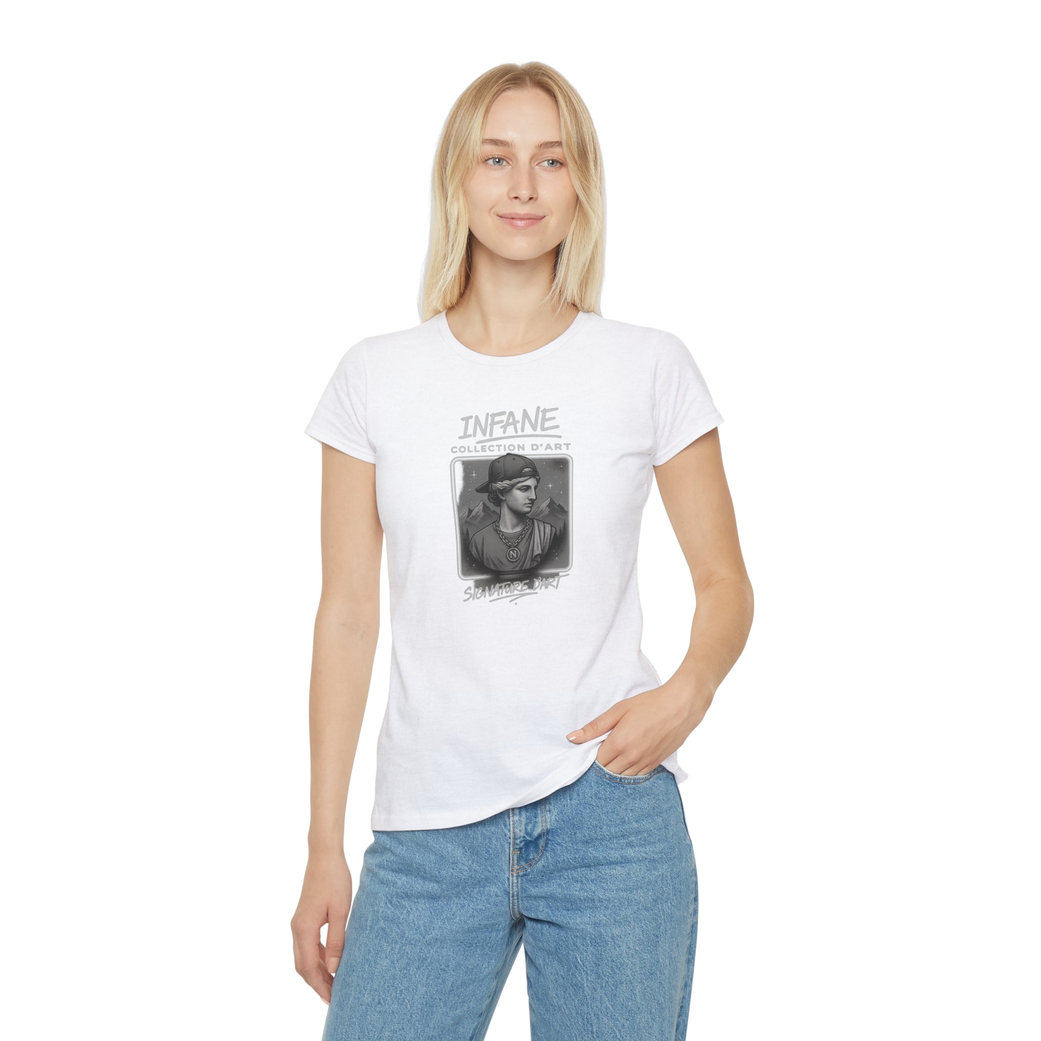 Iconic Statue Cap | Infane Women's T-Shirt Europe Edition