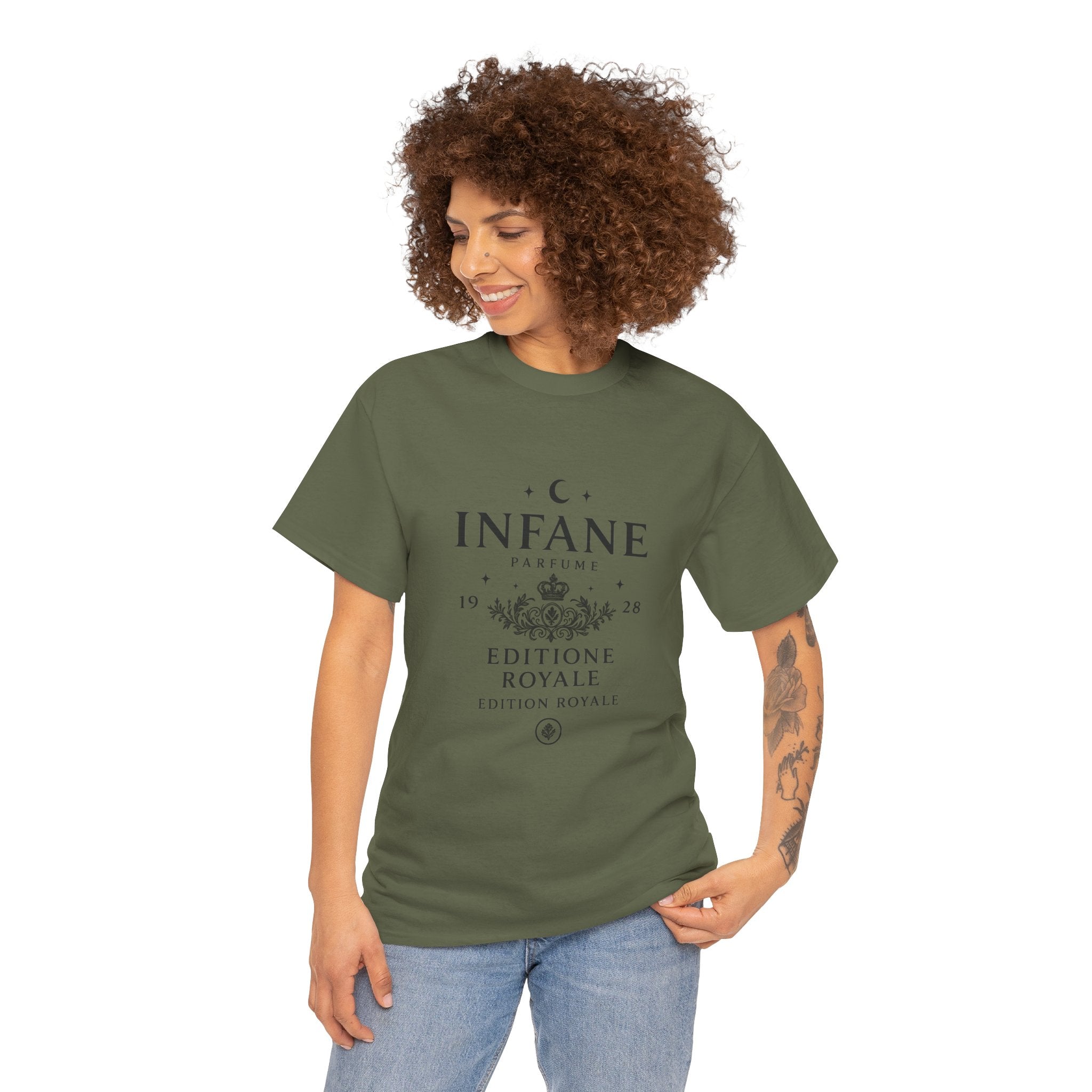Unisex Heavy Cotton Tshirt | Infane Parfume Edition Royale Eu