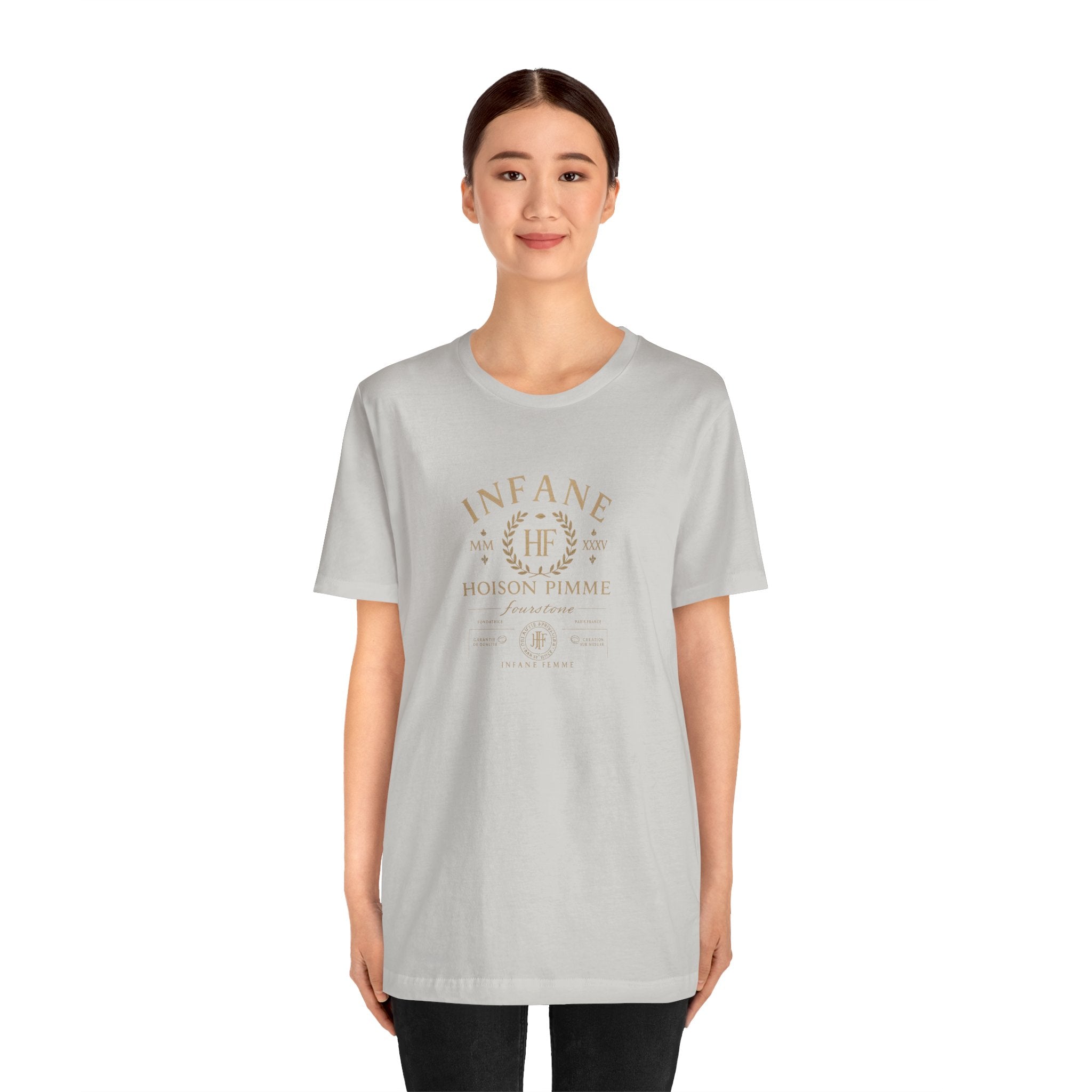 Light Gold Hoison Fourstone Iconic T-Shirt | Infane Femme Eu Unisex