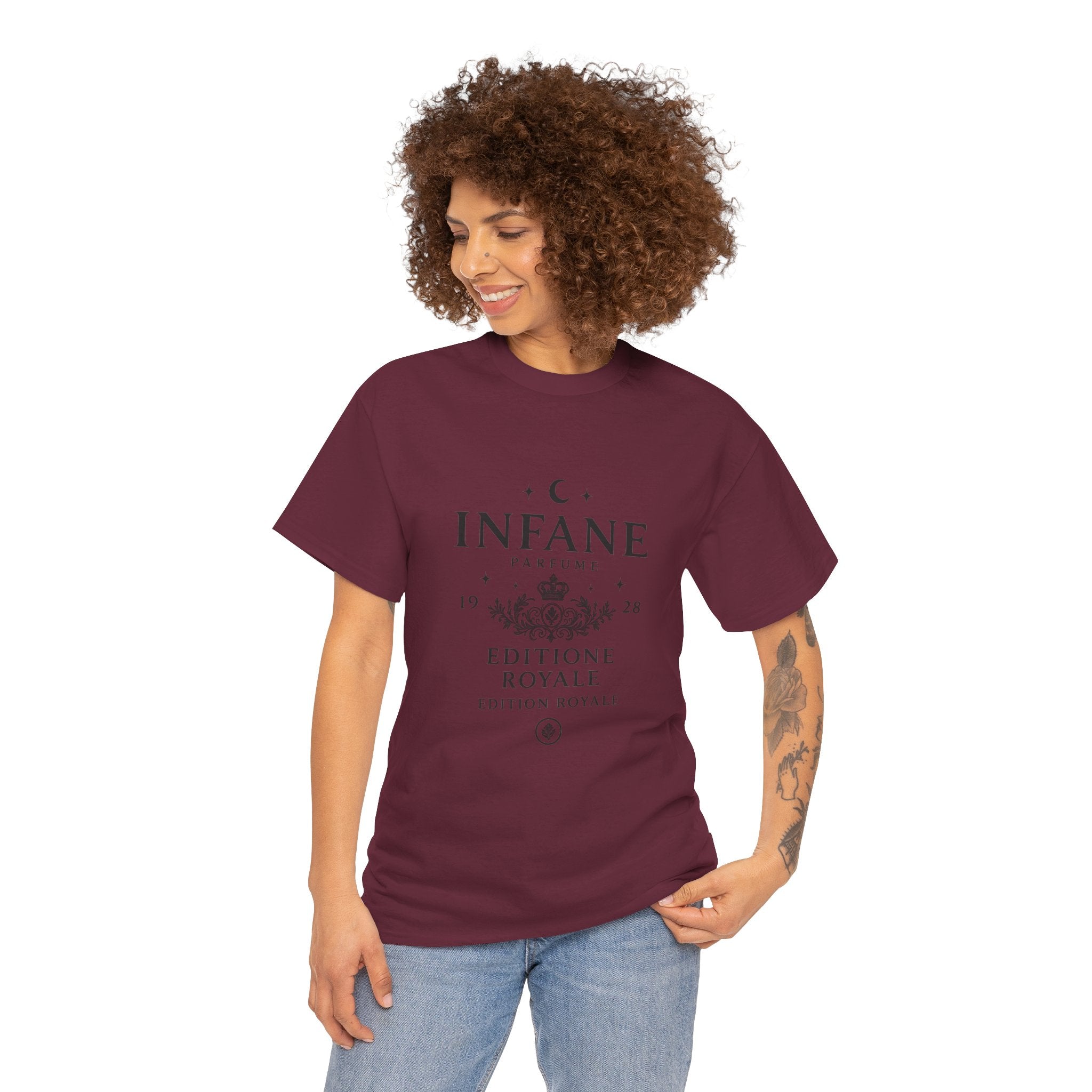 Unisex Heavy Cotton Tshirt | Infane Parfume Edition Royale Eu