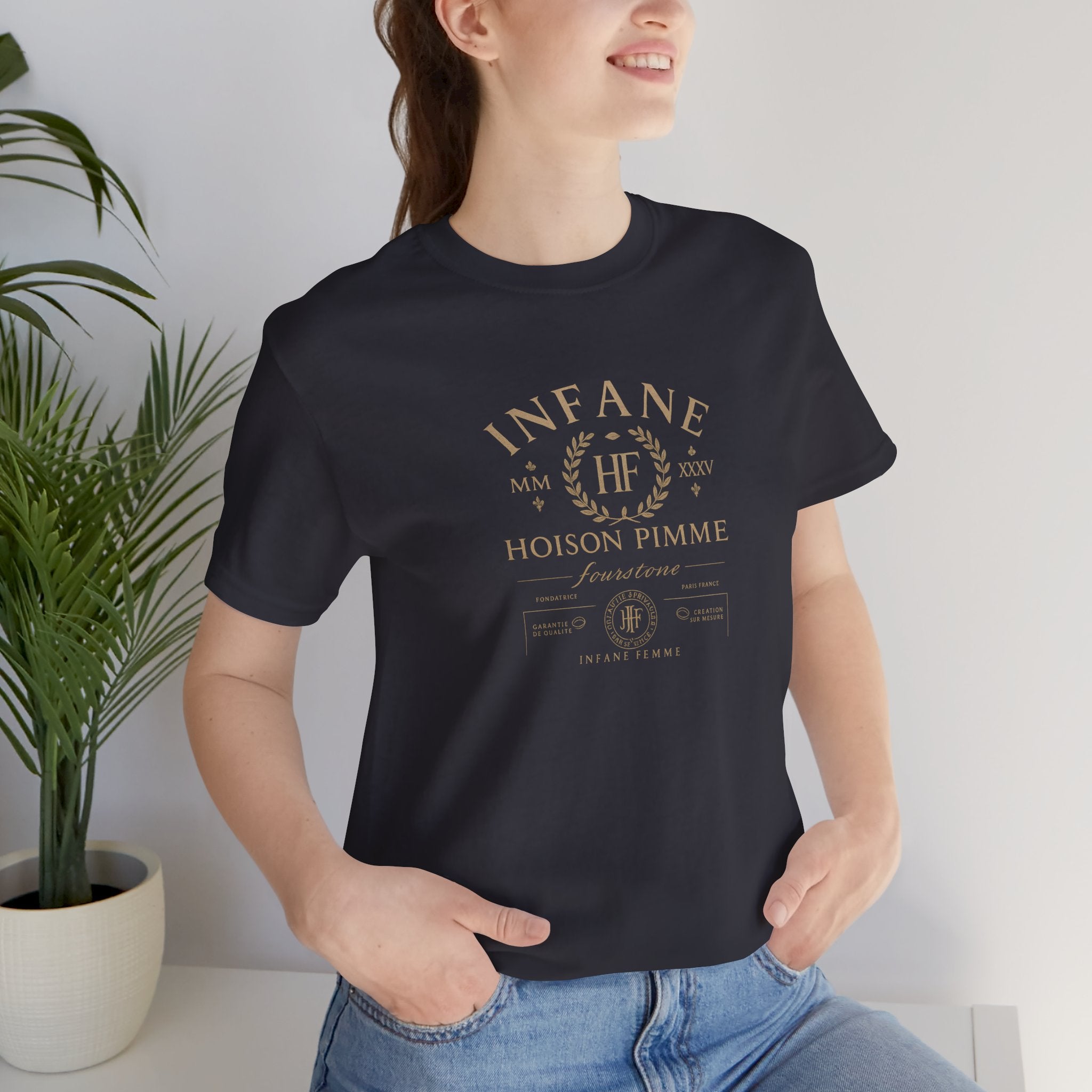 Light Gold Hoison Fourstone Iconic T-Shirt | Infane Femme Eu Unisex