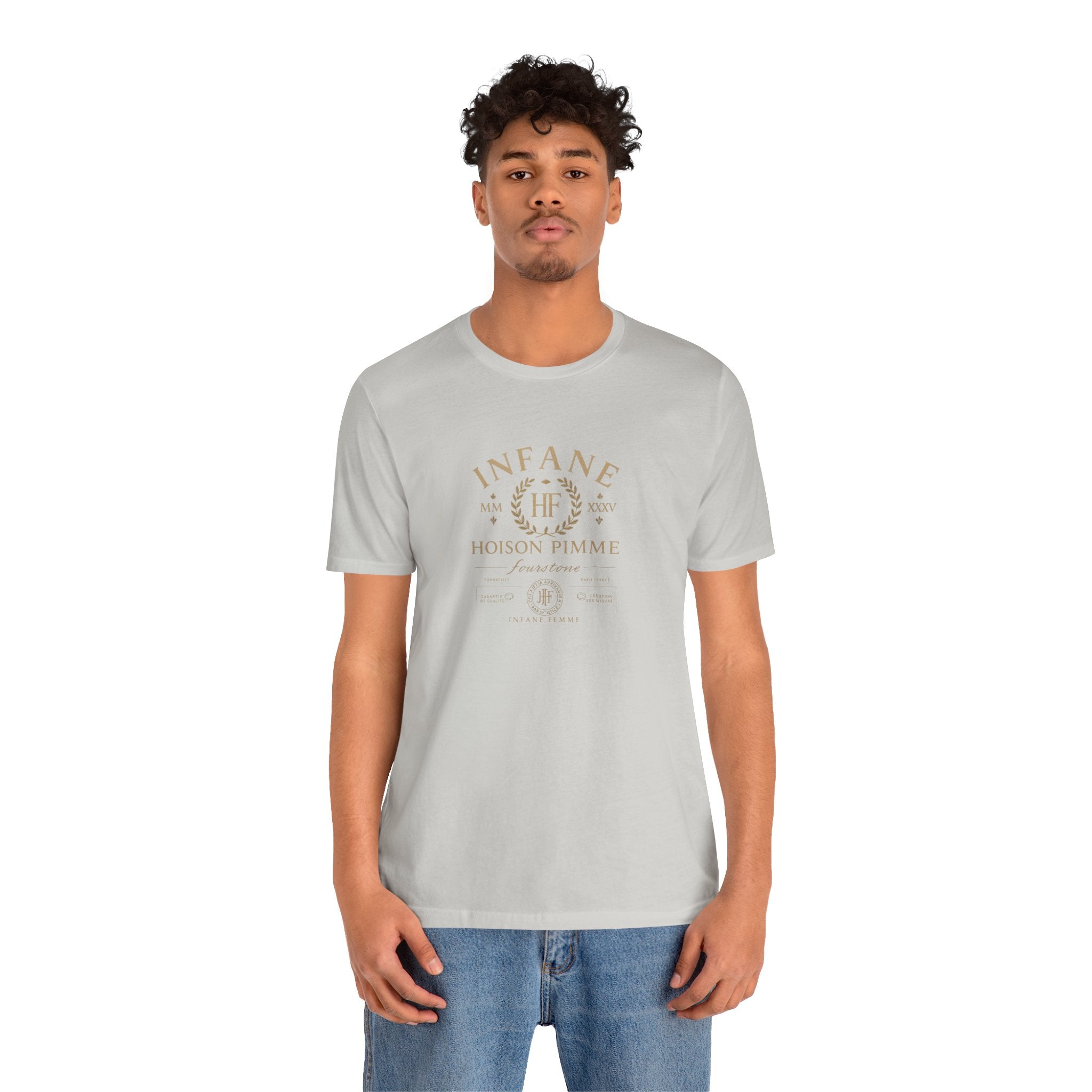 Light Gold Hoison Fourstone Iconic T-Shirt | Infane Femme Eu Unisex