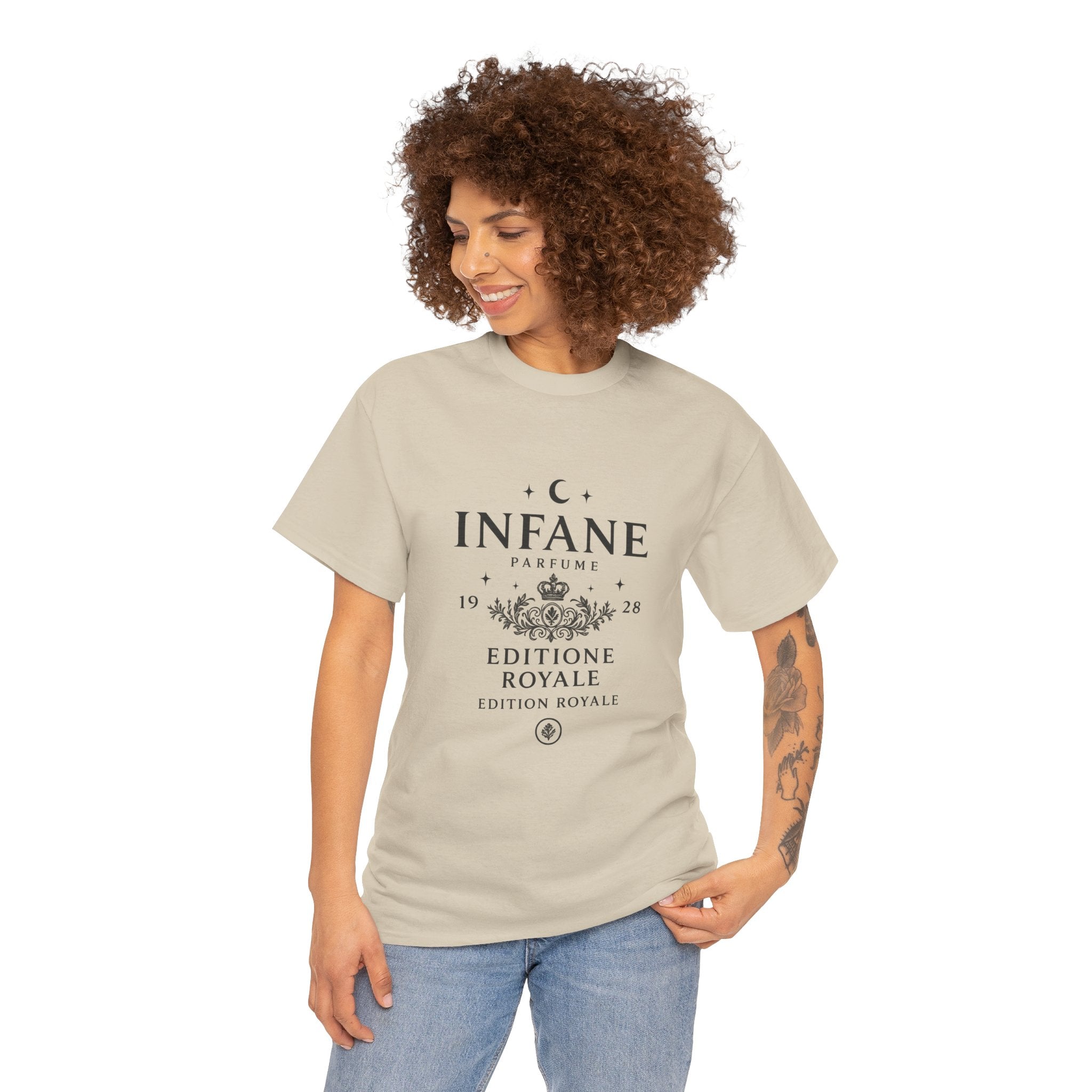 Unisex Heavy Cotton Tshirt | Infane Parfume Edition Royale Eu