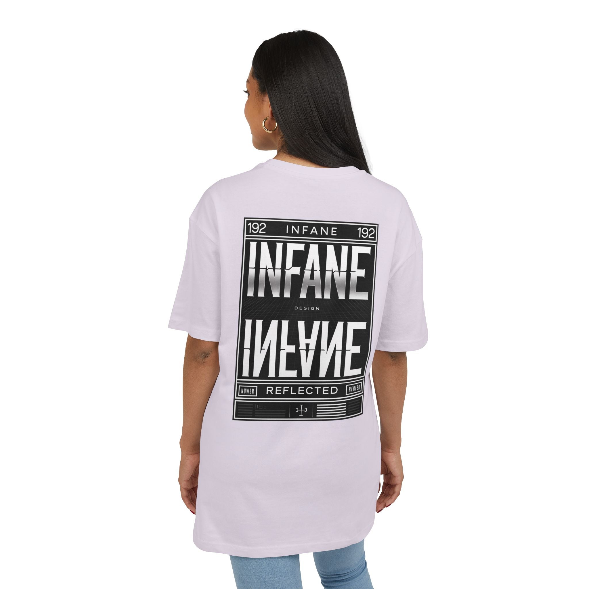 Oversized Reflect Unisex Graphic Tee | Infane EU