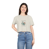Floral Vibes Women's Crop Tee Infane