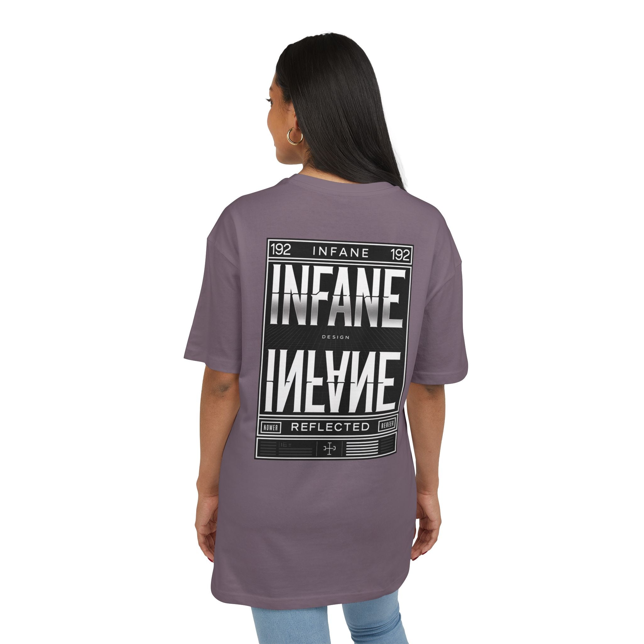 Oversized Reflect Unisex Graphic Tee | Infane EU