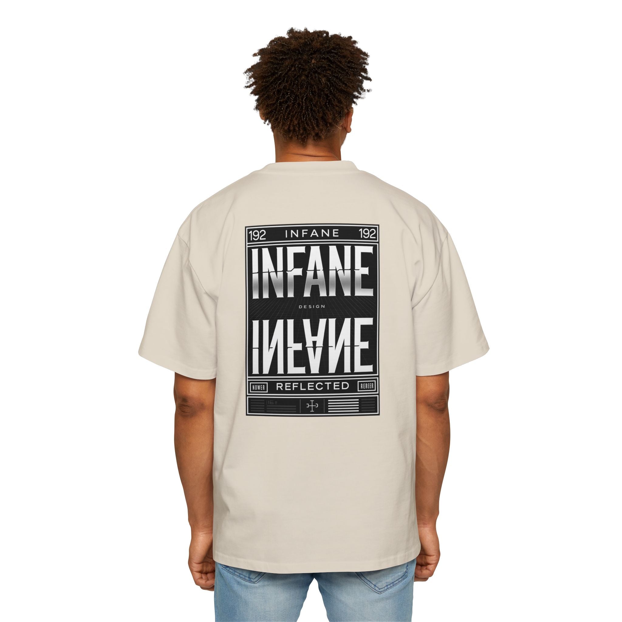 Men's Oversized Graphic Tee | Infane Reflected
