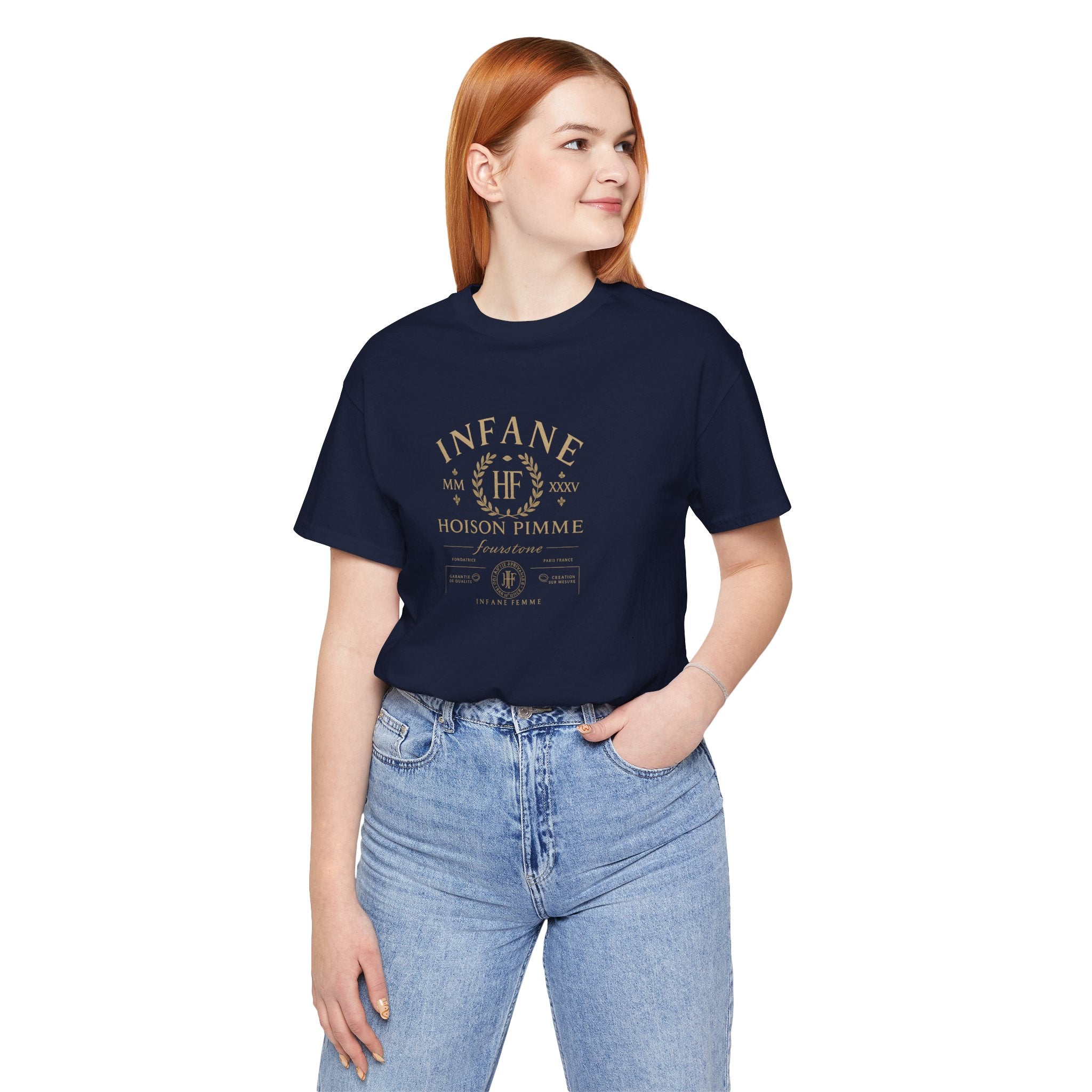 Light Gold Hoison Fourstone Iconic T-Shirt | Infane Femme Eu Unisex