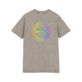 Acid Washed Graphic Colorful Teux