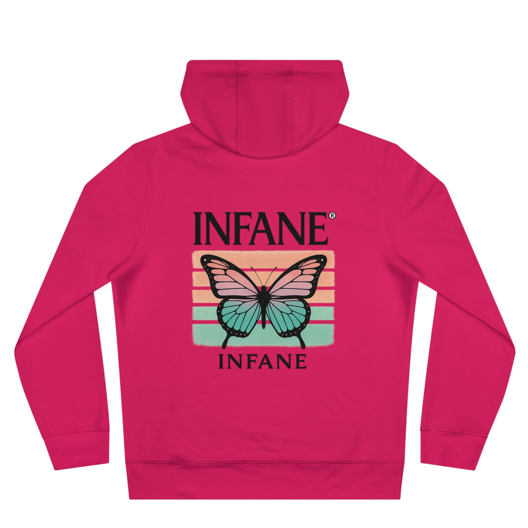 King Butterfly Hooded Sweatshirt - Unisex Hoodie EU