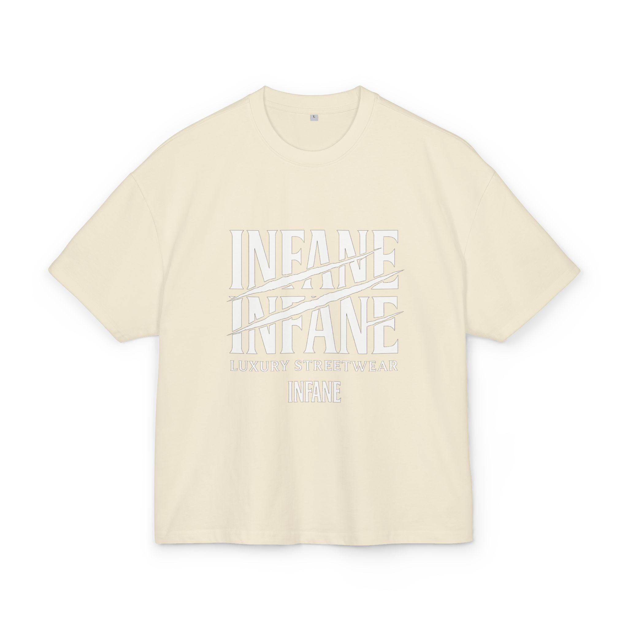 Unisex Heavy Cotton Box Tee EU - Infane Luxury Streetwear
