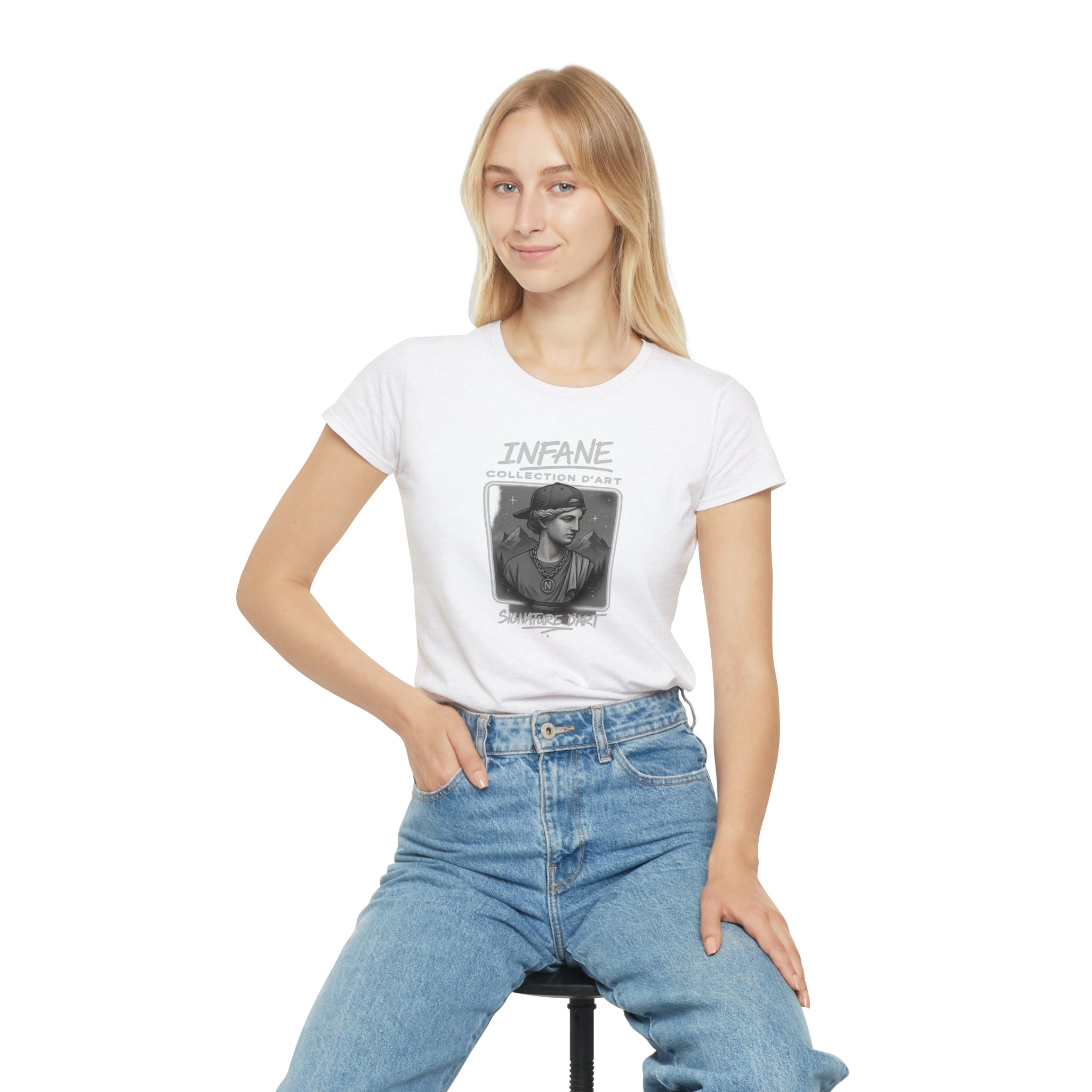 Iconic Statue Cap | Infane Women's T-Shirt Europe Edition