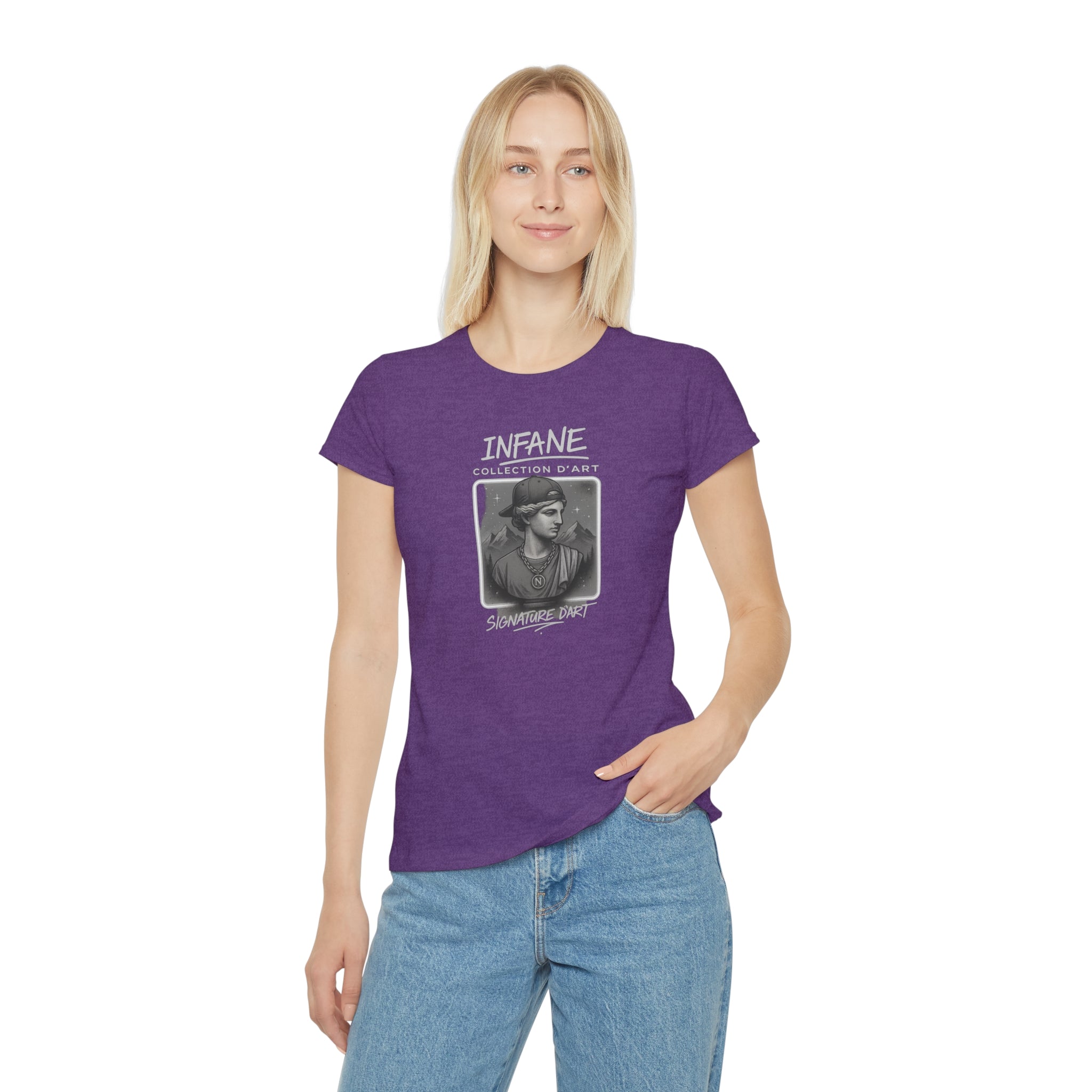 Iconic Statue Cap | Infane Women's T-Shirt Europe Edition