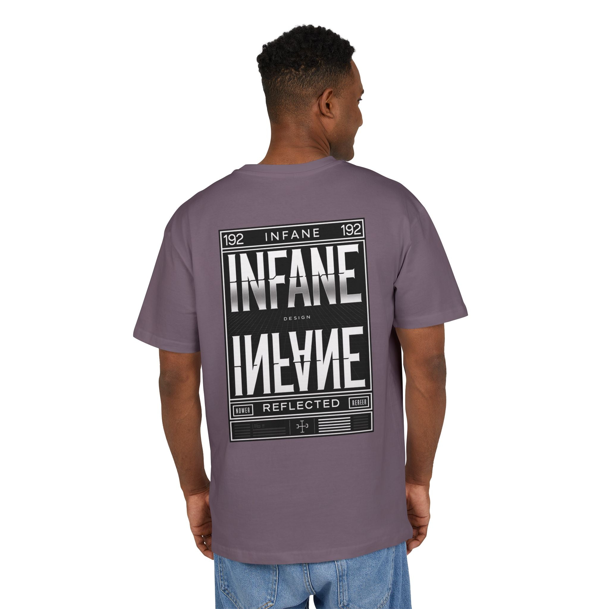 Oversized Reflect Unisex Graphic Tee | Infane EU