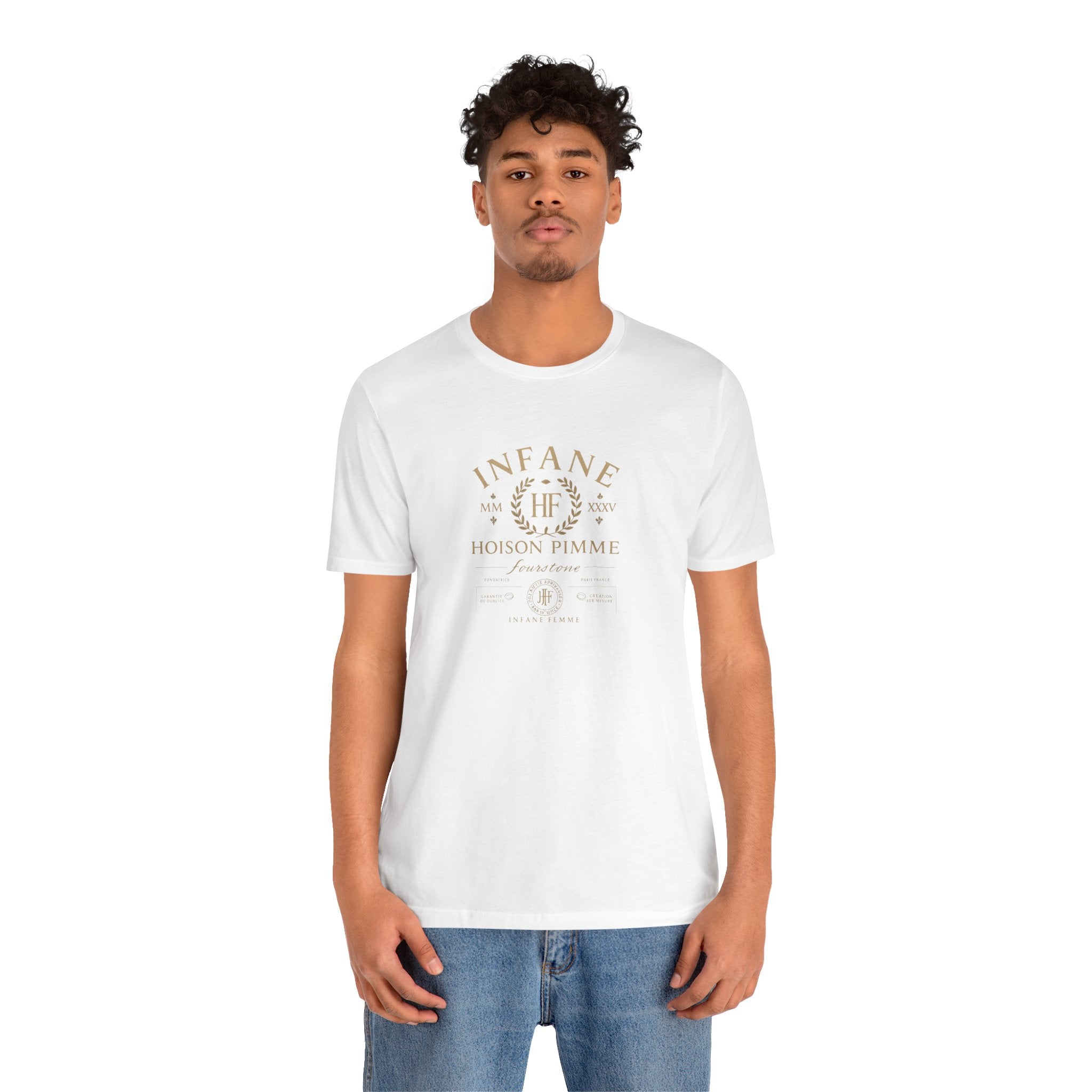 Light Gold Hoison Fourstone Iconic T-Shirt | Infane Femme Eu Unisex