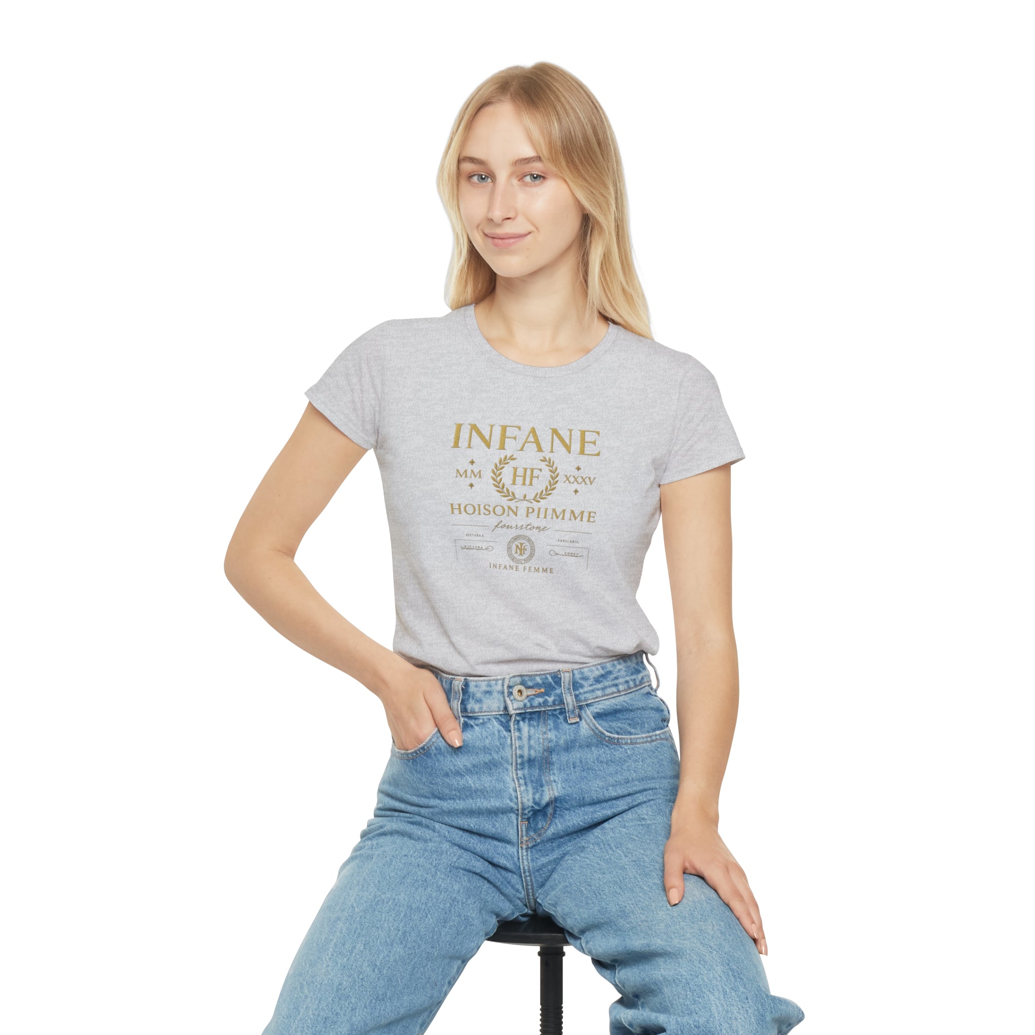 Gold Hoison Fourstone Iconic T-Shirt | Infane Femme Eu