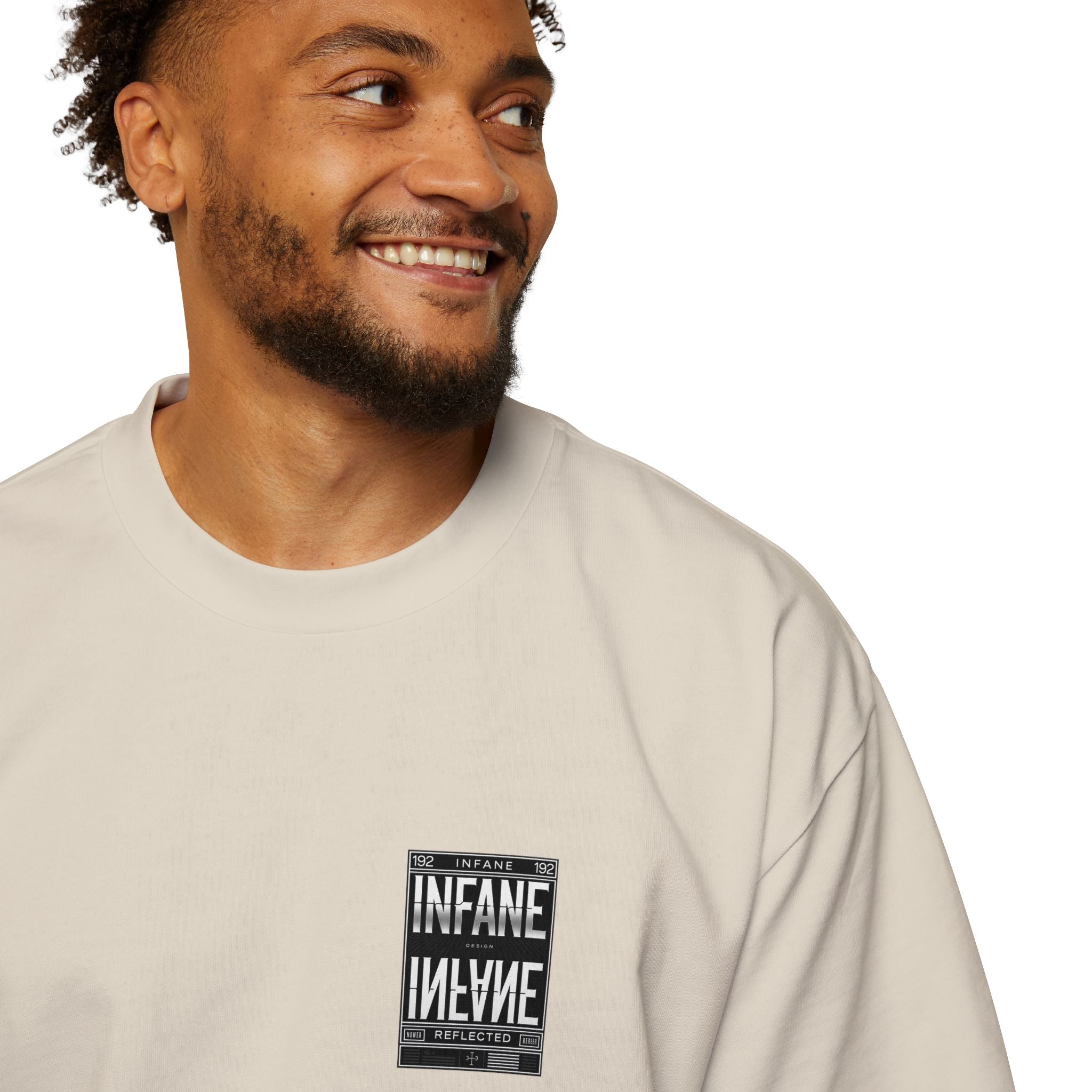 Men's Oversized Graphic Tee | Infane Reflected