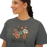 Floral Women's Boxy Tshirt