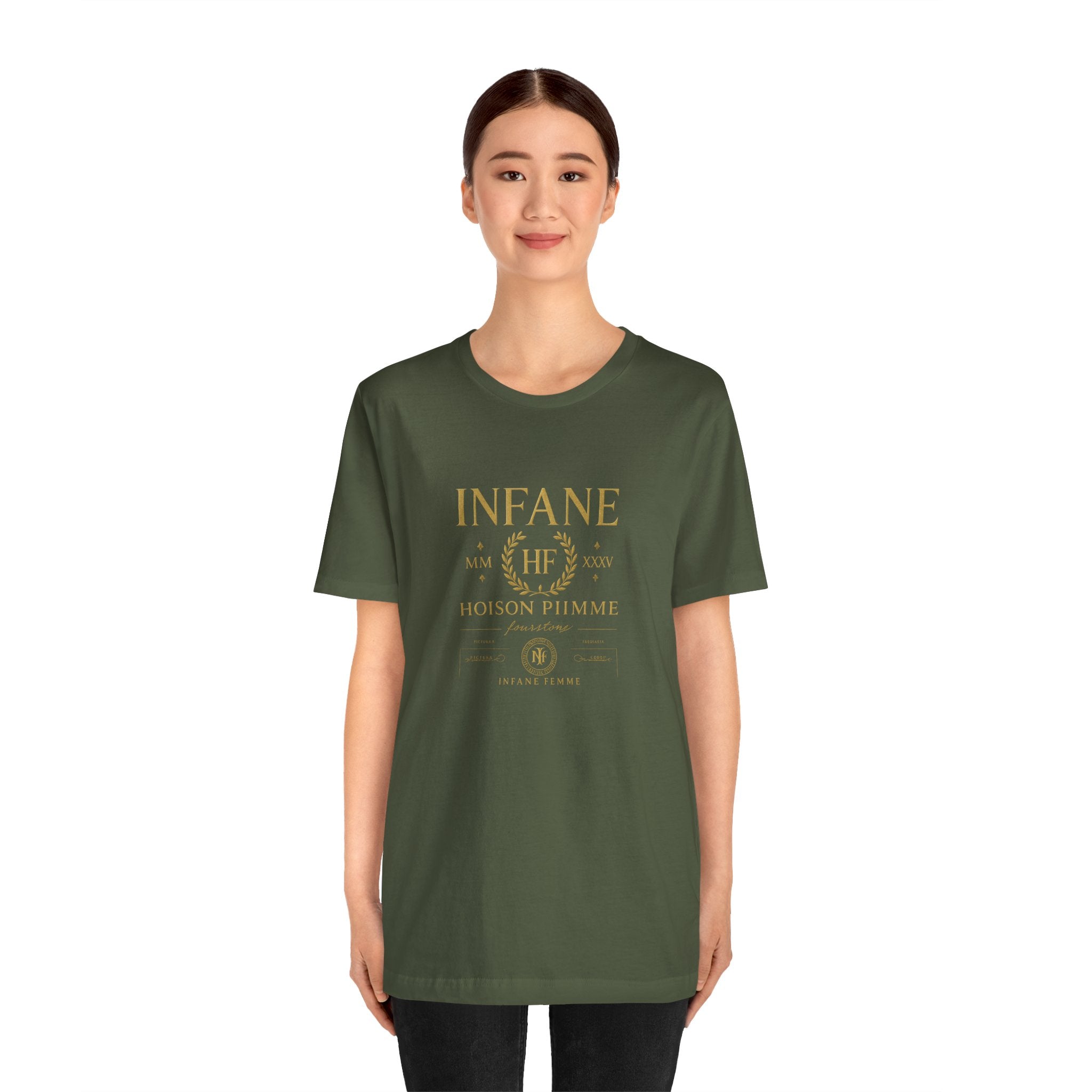 Gold Hoison Fourstone Iconic T-Shirt | Infane Femme x EU