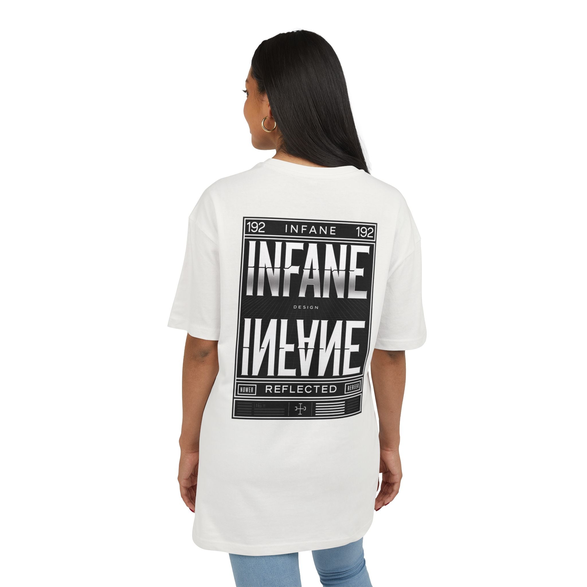 Oversized Reflect Unisex Graphic Tee | Infane EU