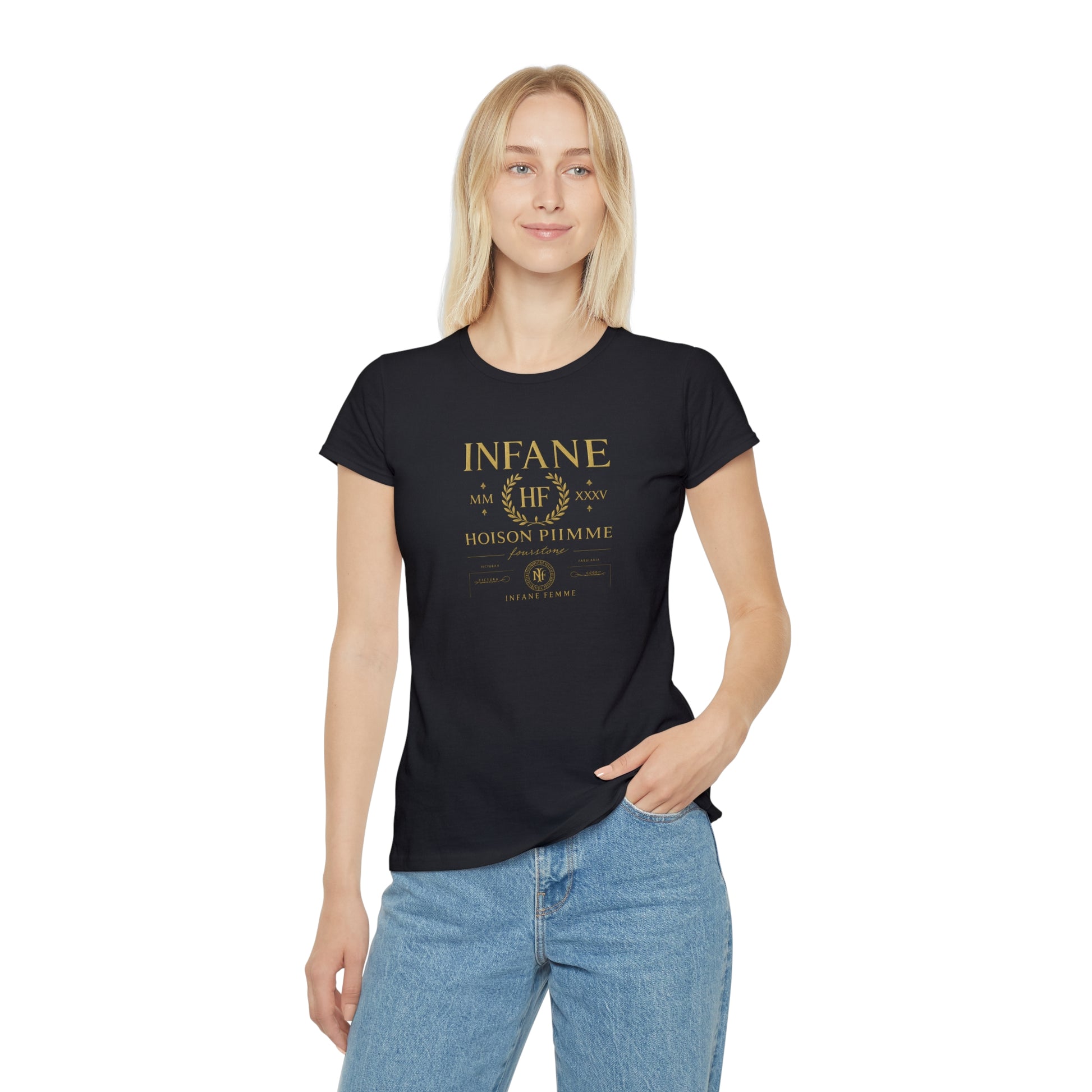 Gold Hoison Fourstone Iconic T-Shirt | Infane Femme Eu