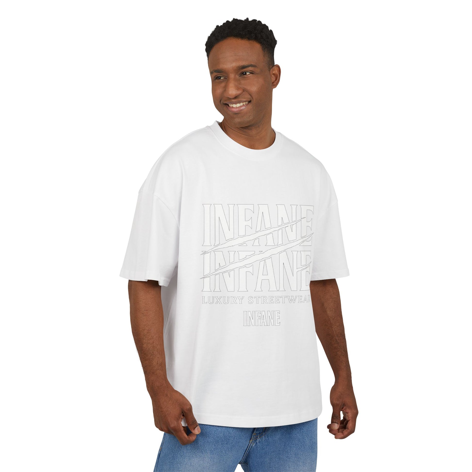 Unisex Heavy Cotton Box Tee EU - Infane Luxury Streetwear