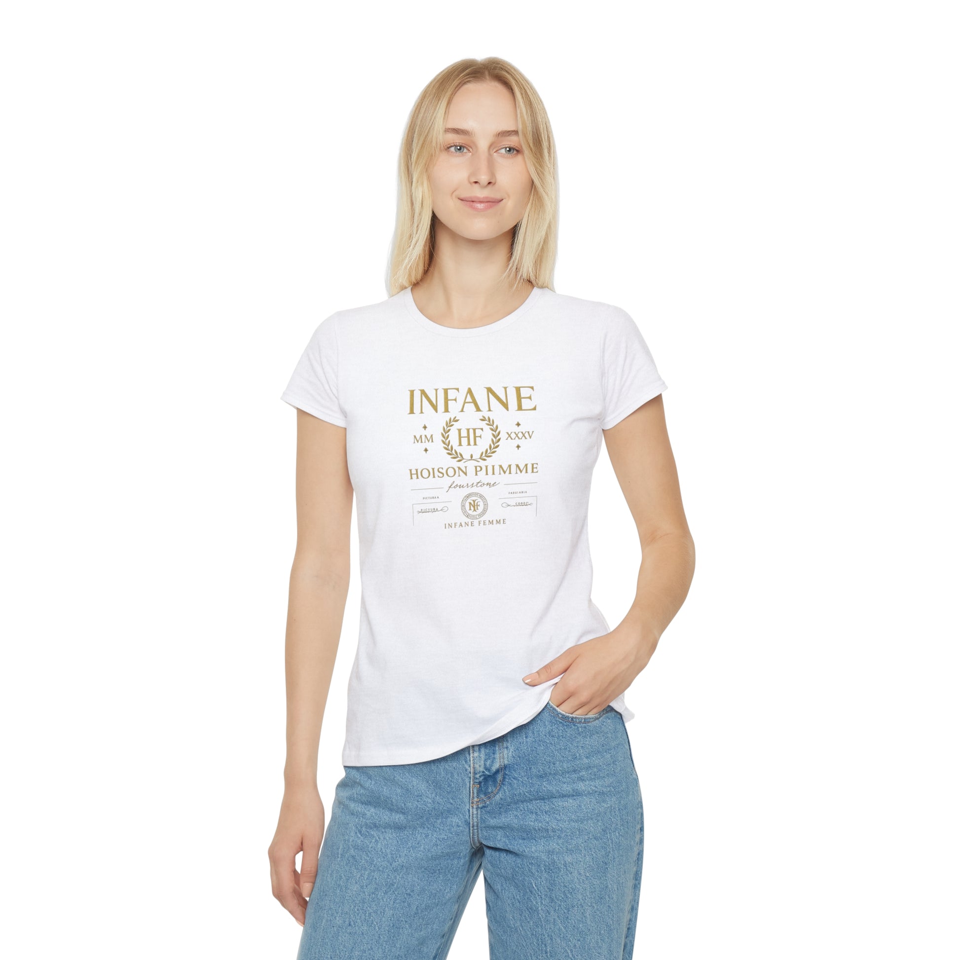 Gold Hoison Fourstone Iconic T-Shirt | Infane Femme Eu