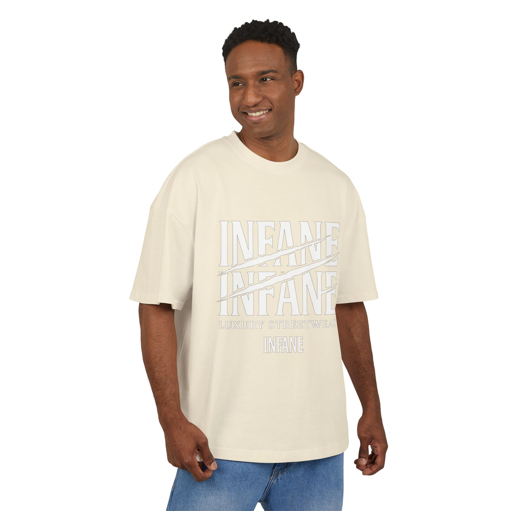 Unisex Heavy Cotton Box Tee EU - Infane Luxury Streetwear