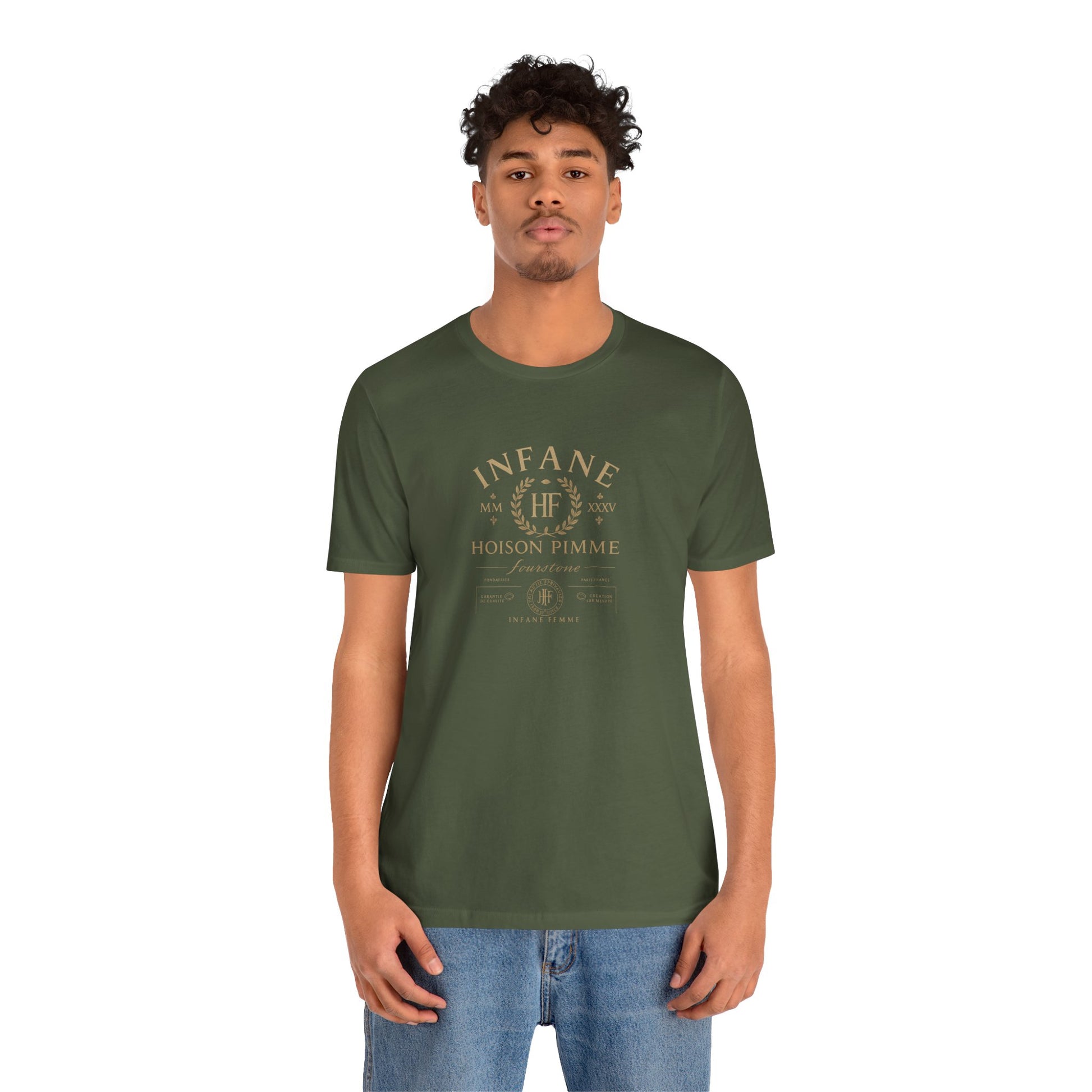 Light Gold Hoison Fourstone Iconic T-Shirt | Infane Femme Eu Unisex