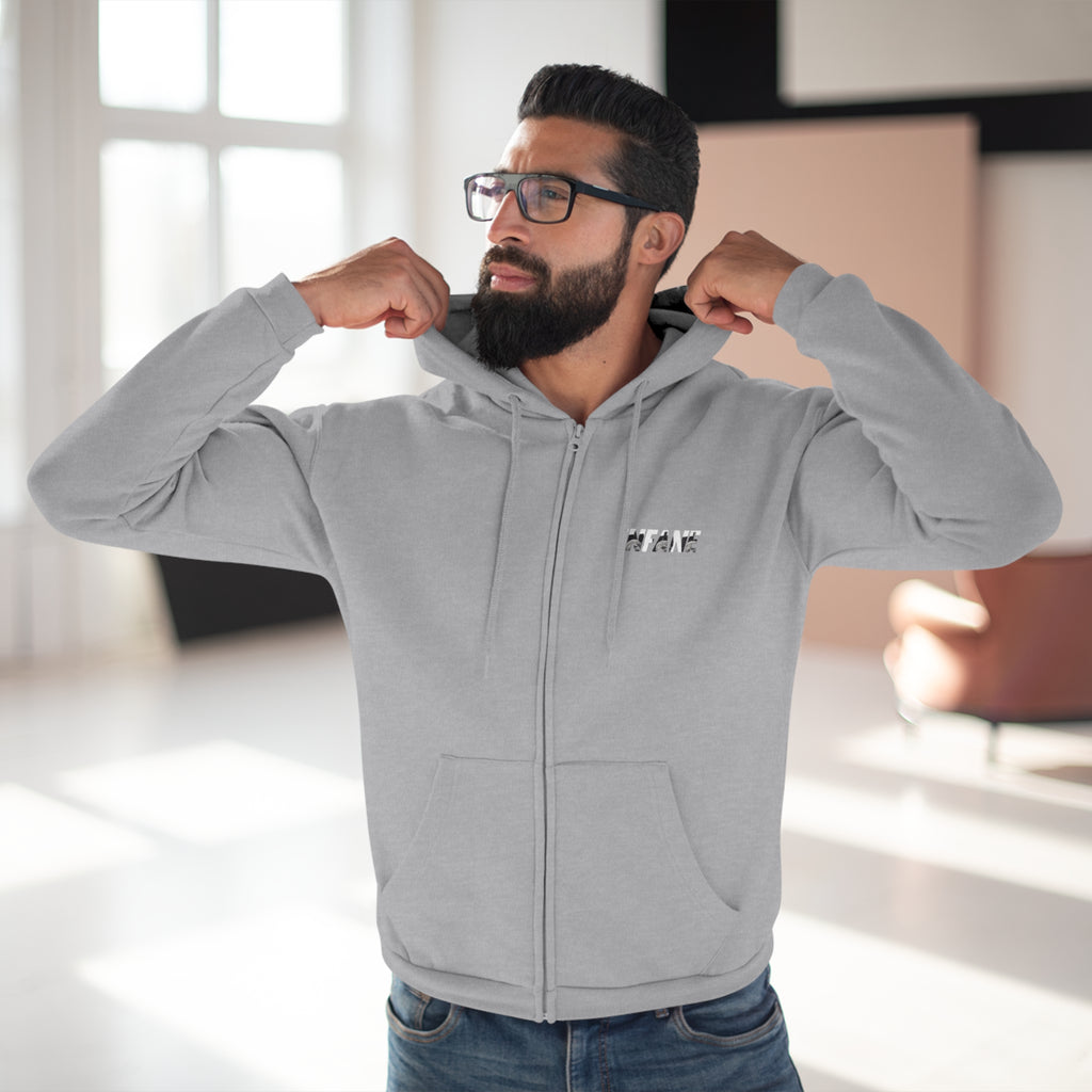 Unisex Hooded Zip Sweatshirt - Comfort Plus EU