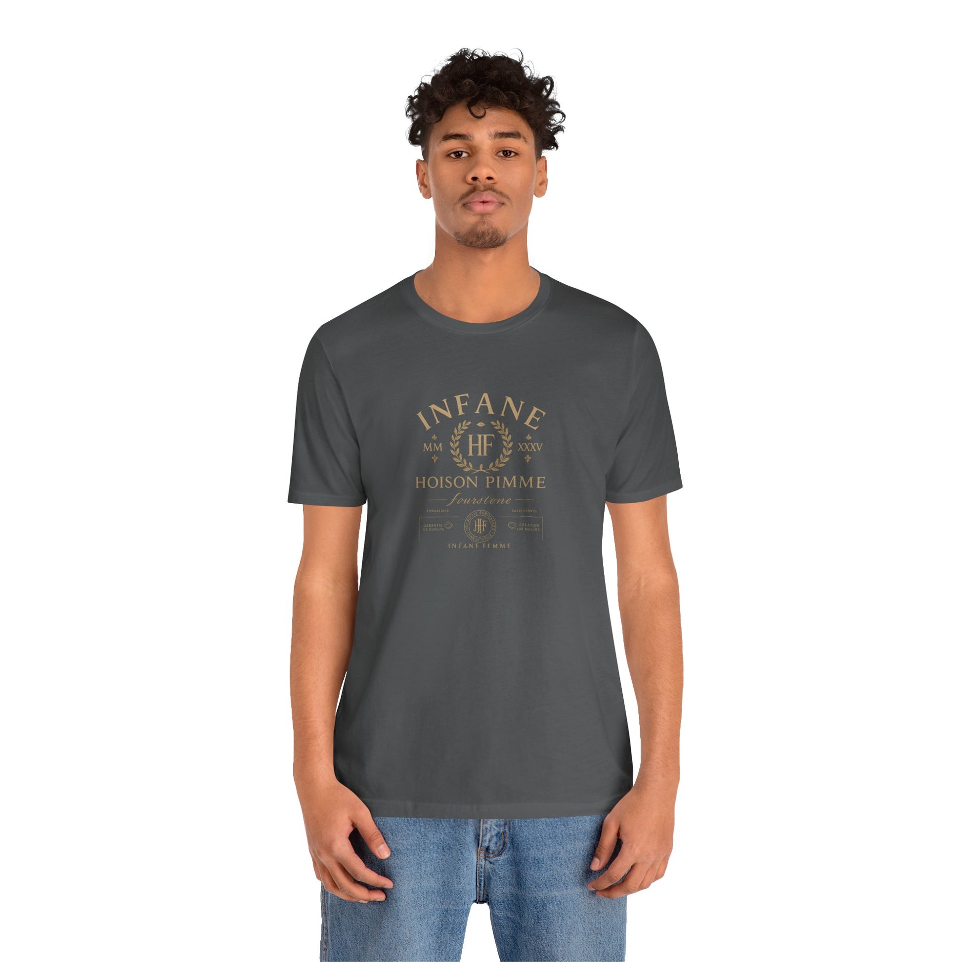 Light Gold Hoison Fourstone Iconic T-Shirt | Infane Femme Eu Unisex