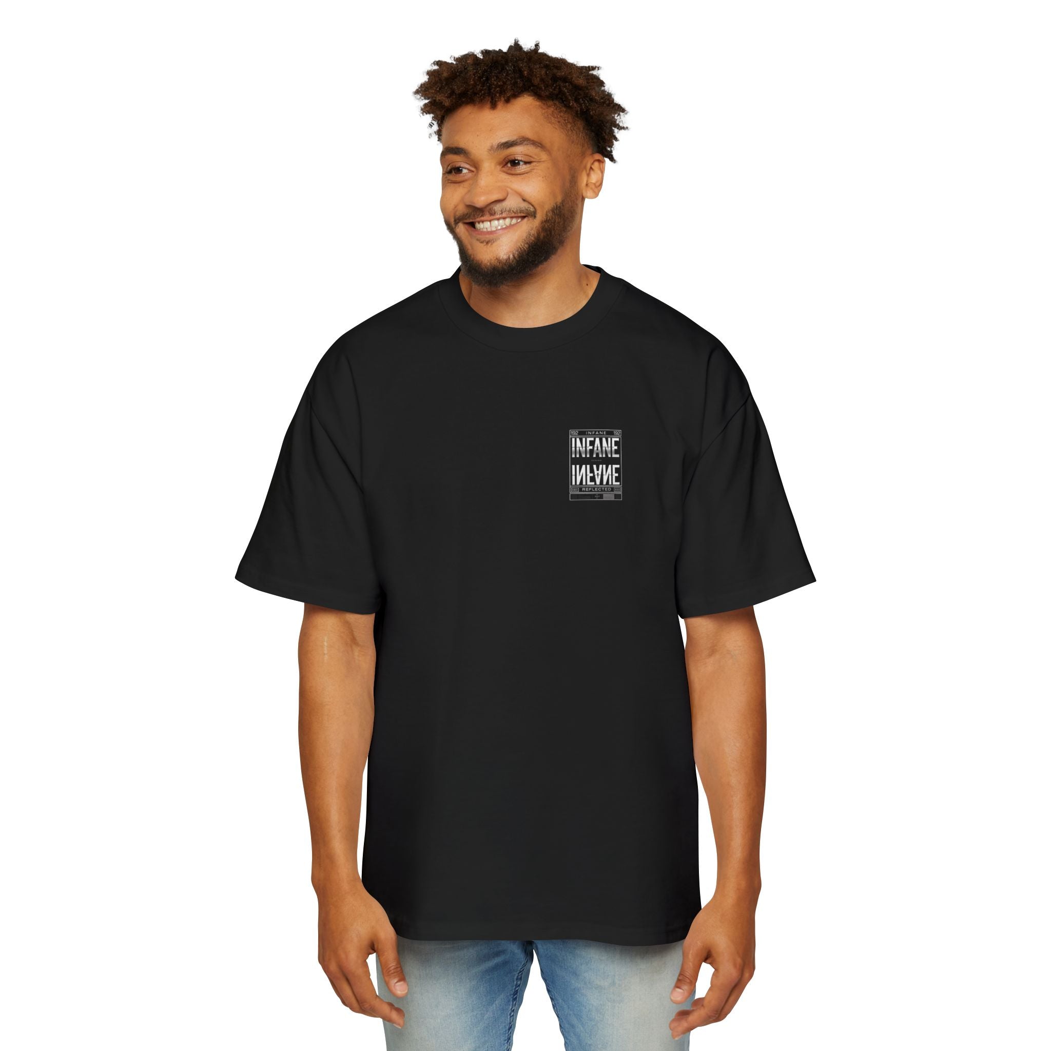 Men's Oversized Graphic Tee | Infane Reflected