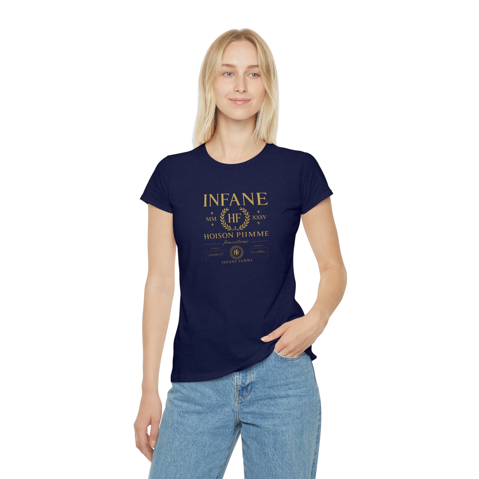 Gold Hoison Fourstone Iconic T-Shirt | Infane Femme Eu