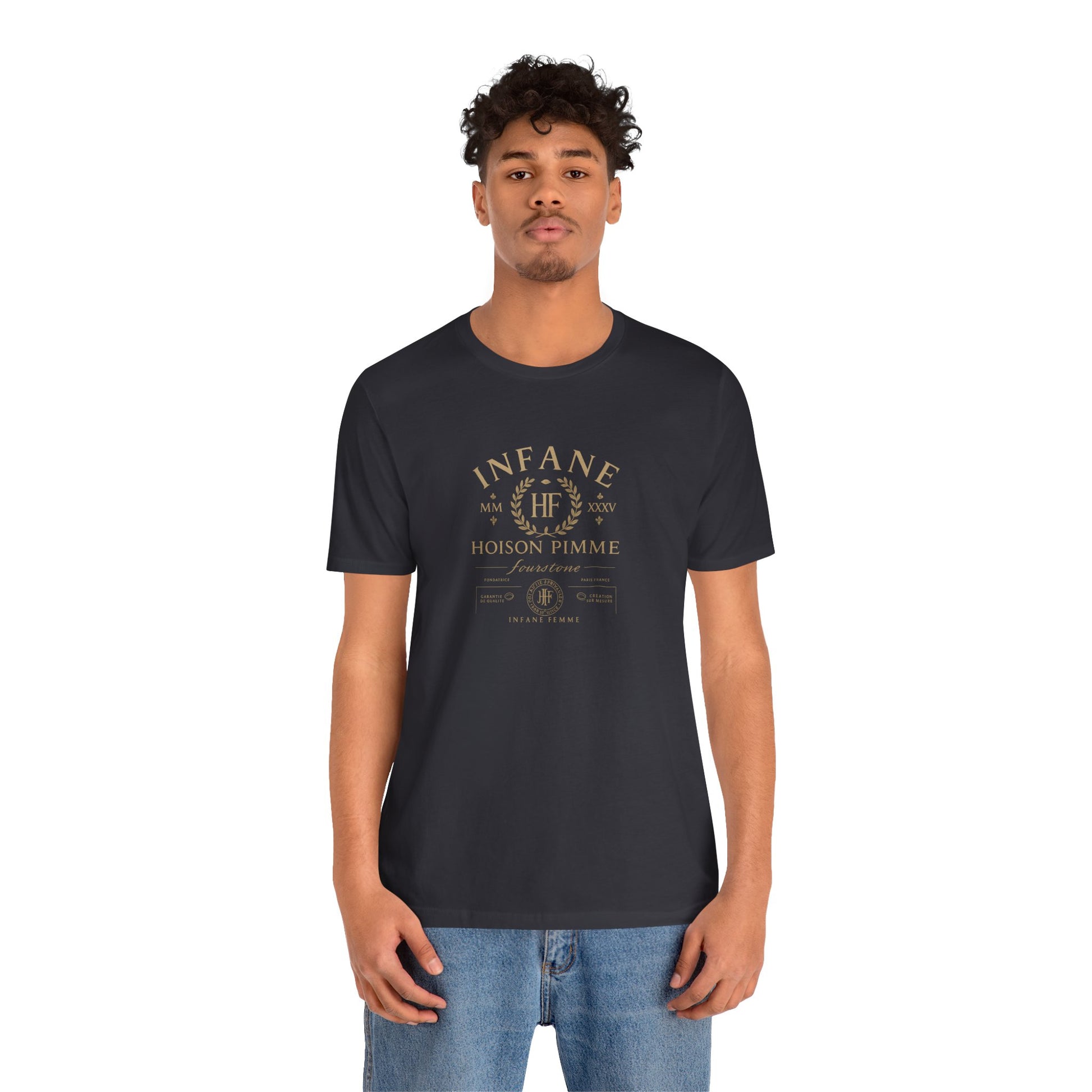 Light Gold Hoison Fourstone Iconic T-Shirt | Infane Femme Eu Unisex